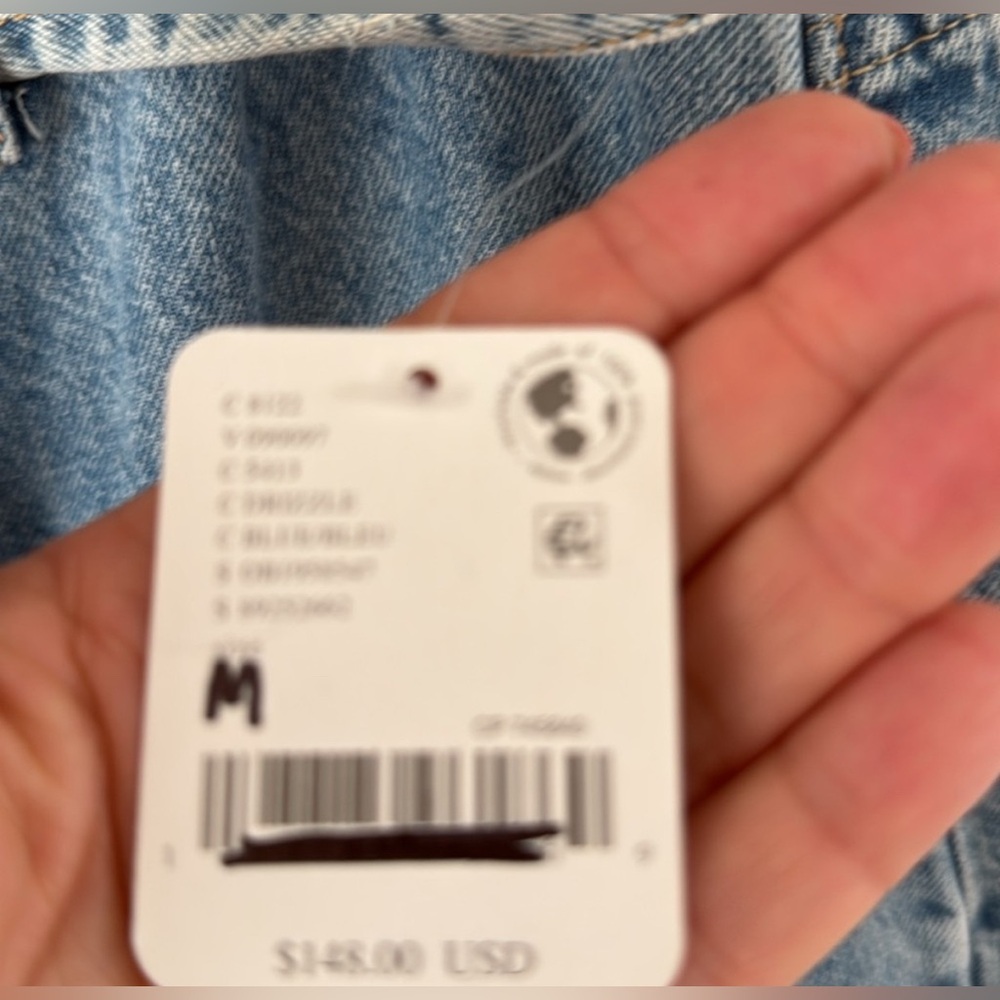 We The Free Light Blue Wide Leg Jeans - Picture 6 of 7